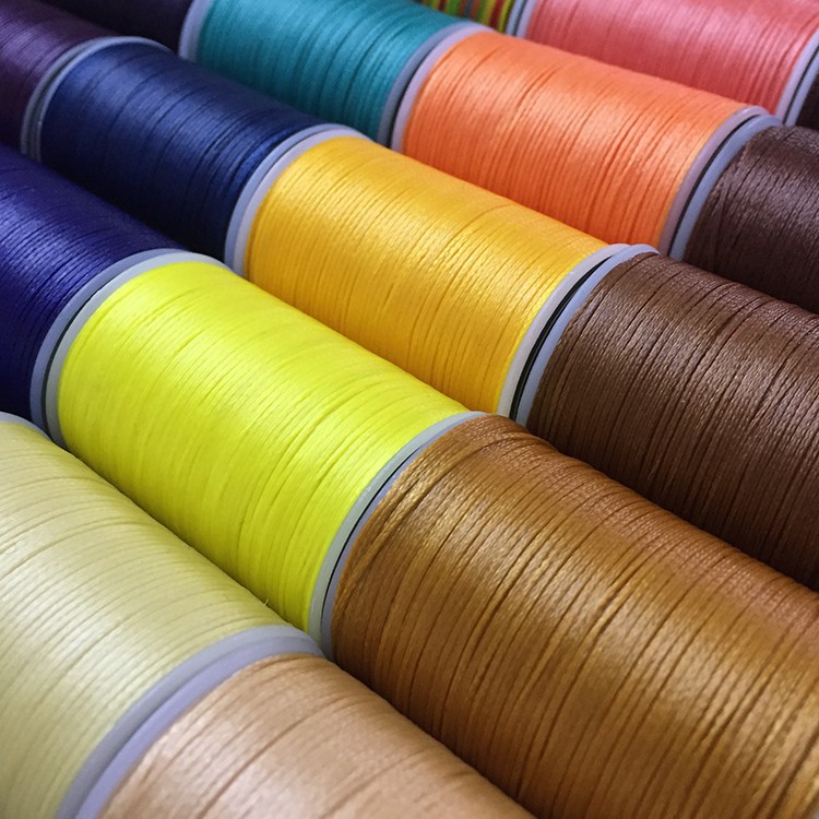 macrame南美蜡线0.8mm 手工编织蜡线diy手工材料手缝扁蜡线60色