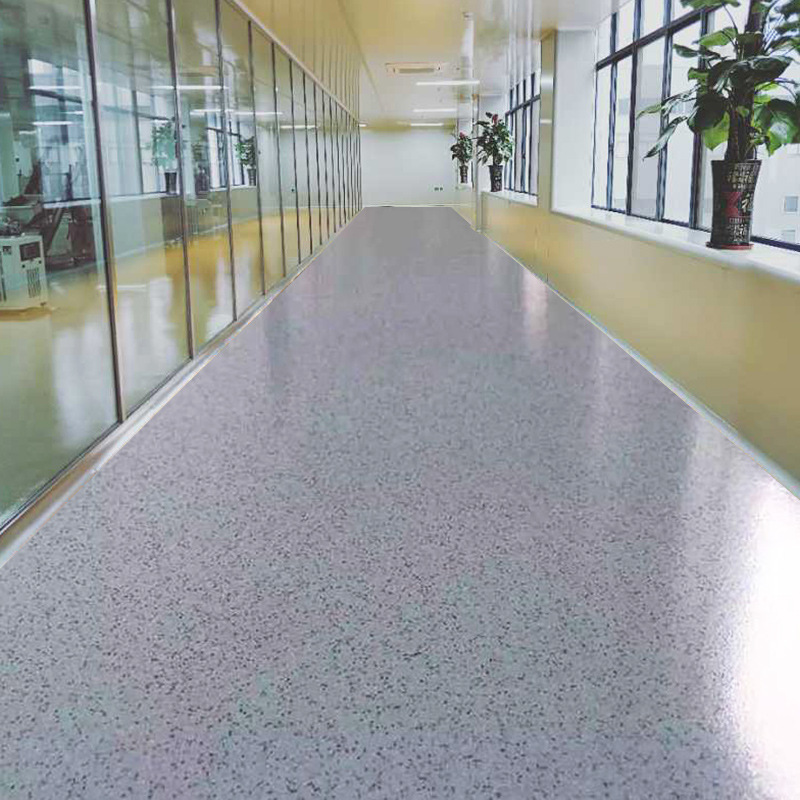 环氧彩砂地坪漆水泥地面耐磨防滑自流平材料艺术室内家用油性环保