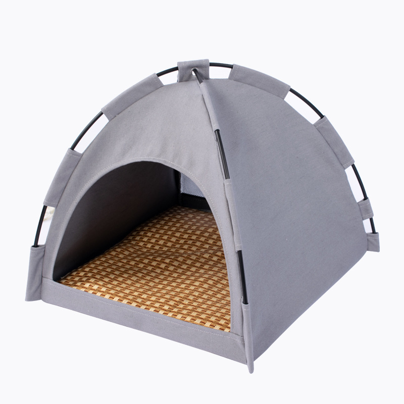 New Pet Tent Removable and Washable Doghouse Cathouse Semi-Enclosed Simple Suitable for All Seasons Used into Cat House Cat Tents