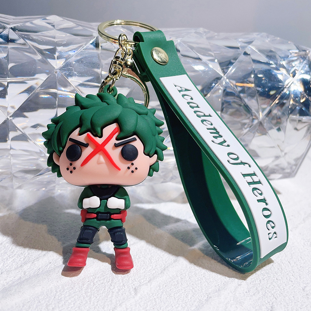 My Hero Academia Peripheral Hand-Made Keychain Pendant Storm Has Been Haosheng Todoroki Shouto Midoriya Izuku Keychain