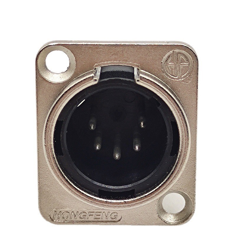 5成交0个充电器卡侬头品牌纯铜3芯卡侬母座带盖子卡农头/卡侬座 电动