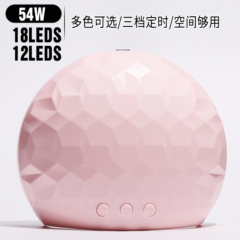54w new hailang pattern hot lamp led automatic induction not black hand quick-drying uv polish nail heating lamp wholesale