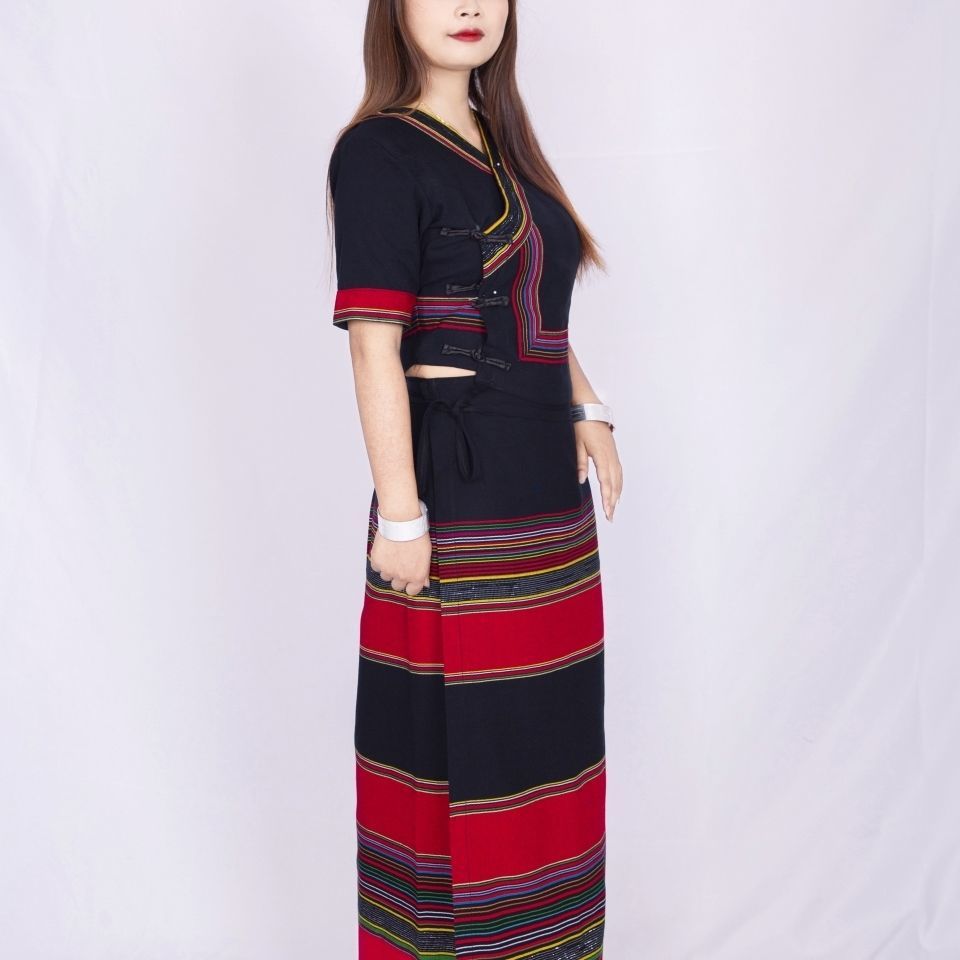 下单配送鞋子西盟佤族服装女装套装同款大小码都有下单备注