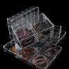 珠子收納盒加厚透明亞克力格盤收納盤首飾品配件散珠保存盒展示盒