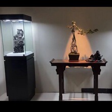 饰品展示盘展示柜珠宝首饰玻璃柜台玉器展柜古董文物陈列展览柜台