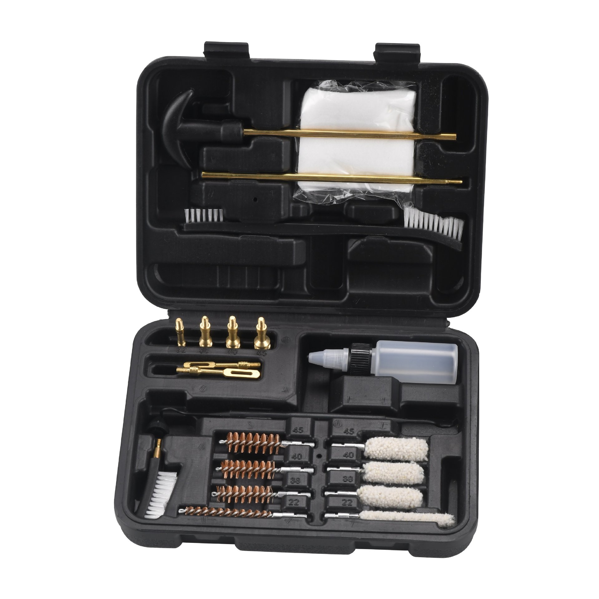 cross-border hot selling universal gun brush tool cleaning kit pipe unclogging barrel maintenance tool box