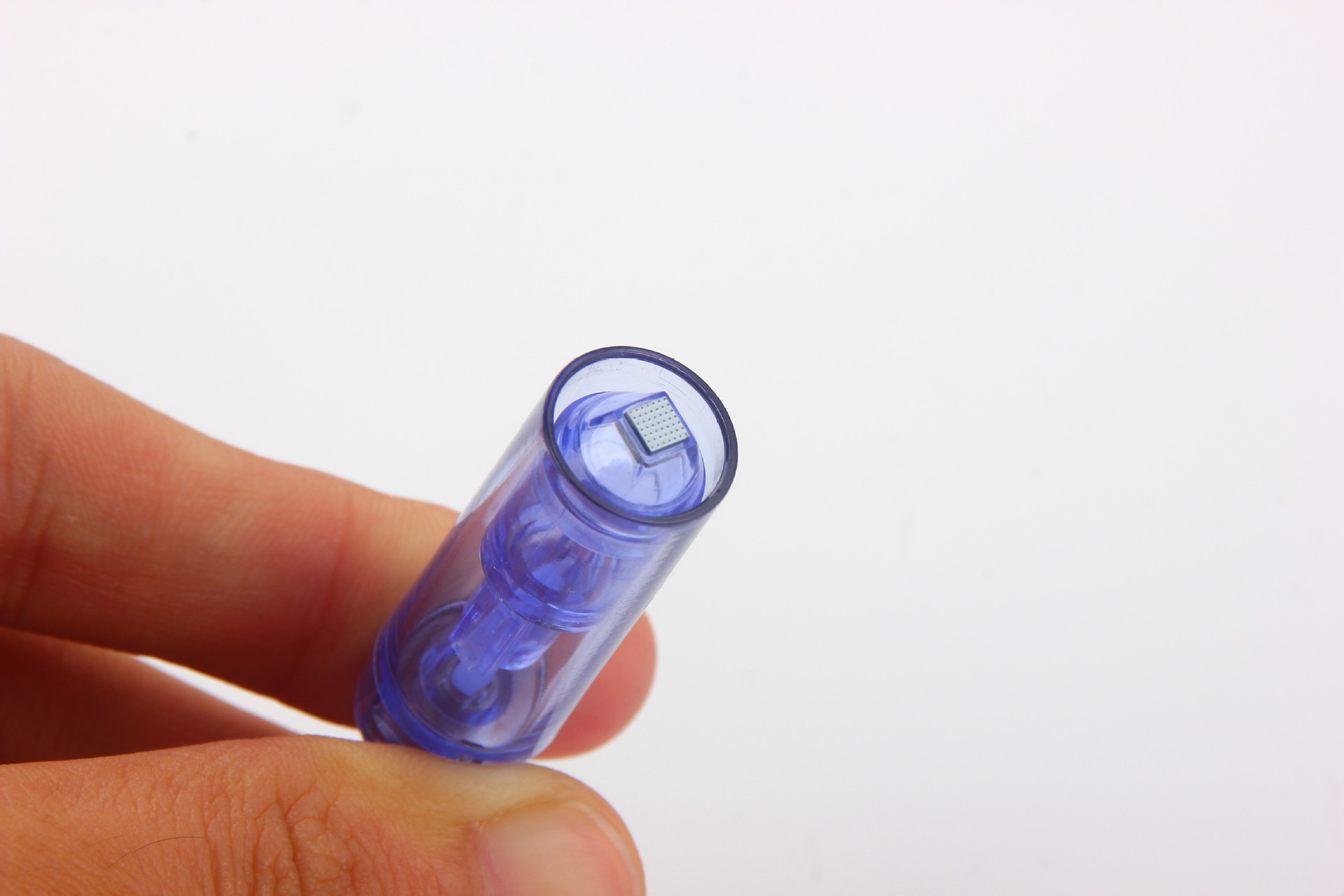 蓝色mts微晶 电动微针头美容水光针头中胚层浅导微晶硅晶微针导入