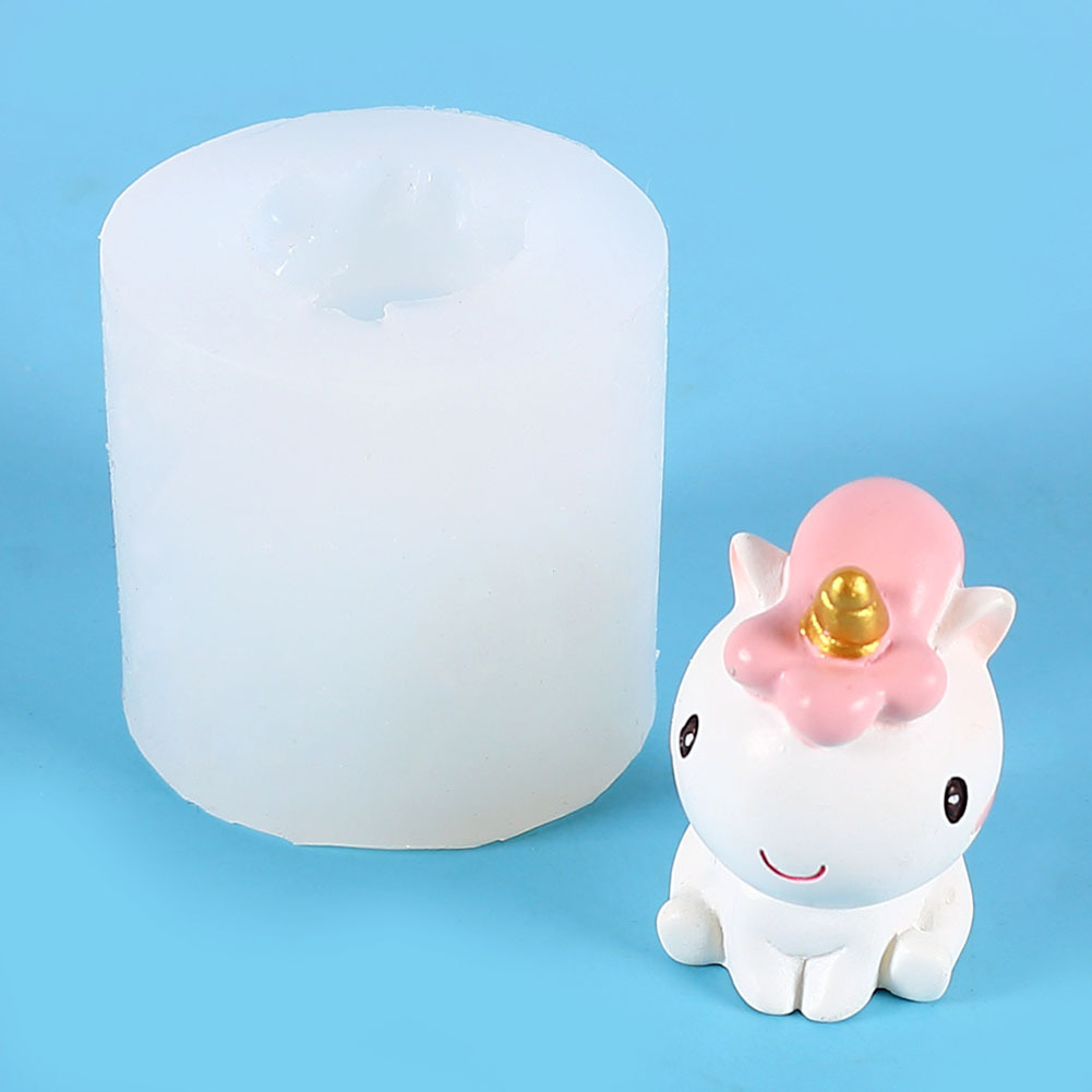 Unicorn Series Aromatherapy Candle Liquid Silicone Mold DIY Table Setting Decorative Plaster Epoxy Mold