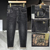 High elasticity quality Jeans Studio men's wear trousers Spring and summer Youth Versatile Jeans