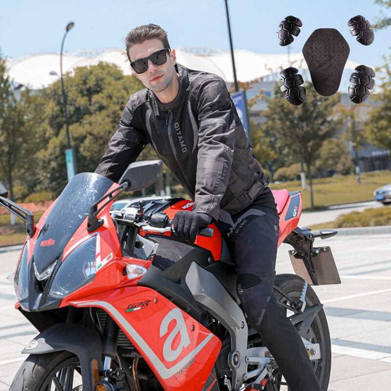 夏季摩托车骑行服套装男网眼透气迷彩夹克骑士越野赛车机车服防摔