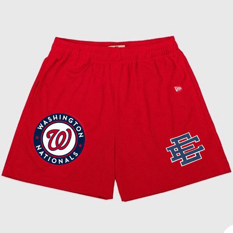 Cross-Border American Baseball League Ericemanuel Joint Shorts Men's and Women's Casual Baseball Pants Foreign Trade