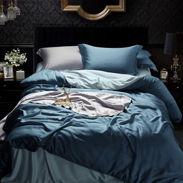 贡缎天丝莱赛尔纤维面料60支纯色宽幅染色布梭织酒店布草家纺面料