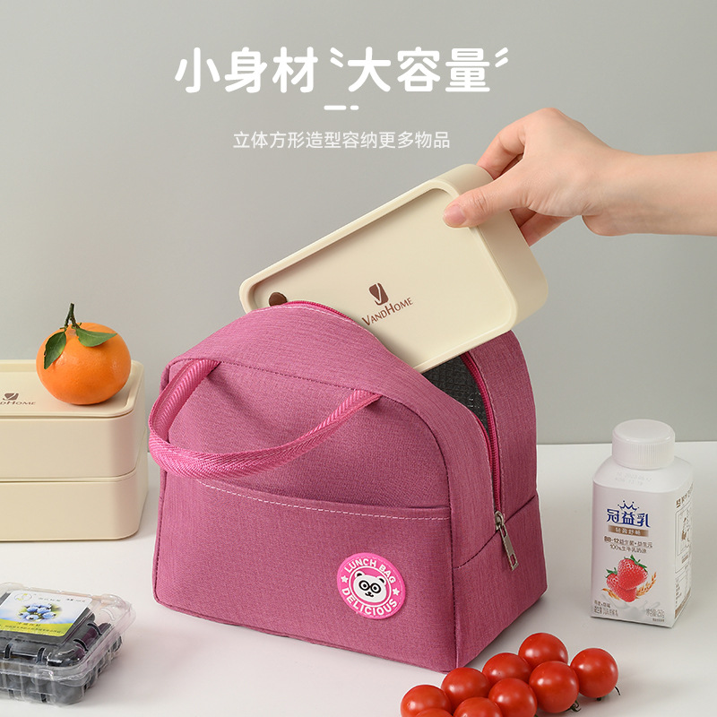 Spot New Lunch Bag Office Worker Insulation Bag Lunch Bag Business Handbag Large Capacity Lunch Box Bag Wholesale