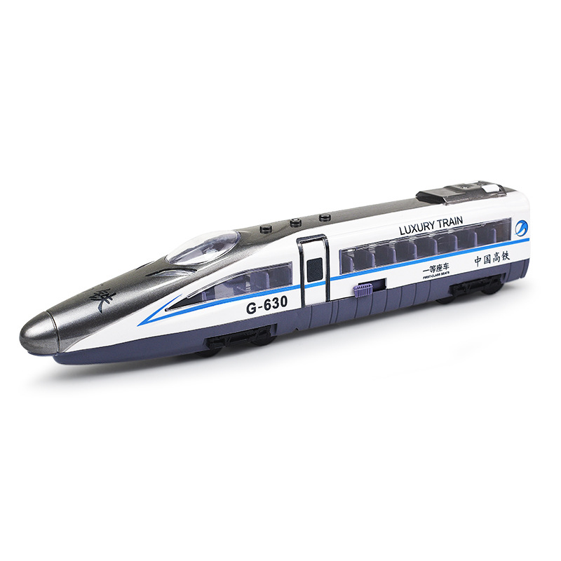 New Children's Early Childhood Education Story Machine Sound and Light Music Inertial Vehicle Toy Aircraft Carrier High-Speed Train Train Model