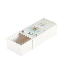 厂家精油盒精华银卡纸触感膜烫金女性用品包装盒UV印刷 抽屉彩盒