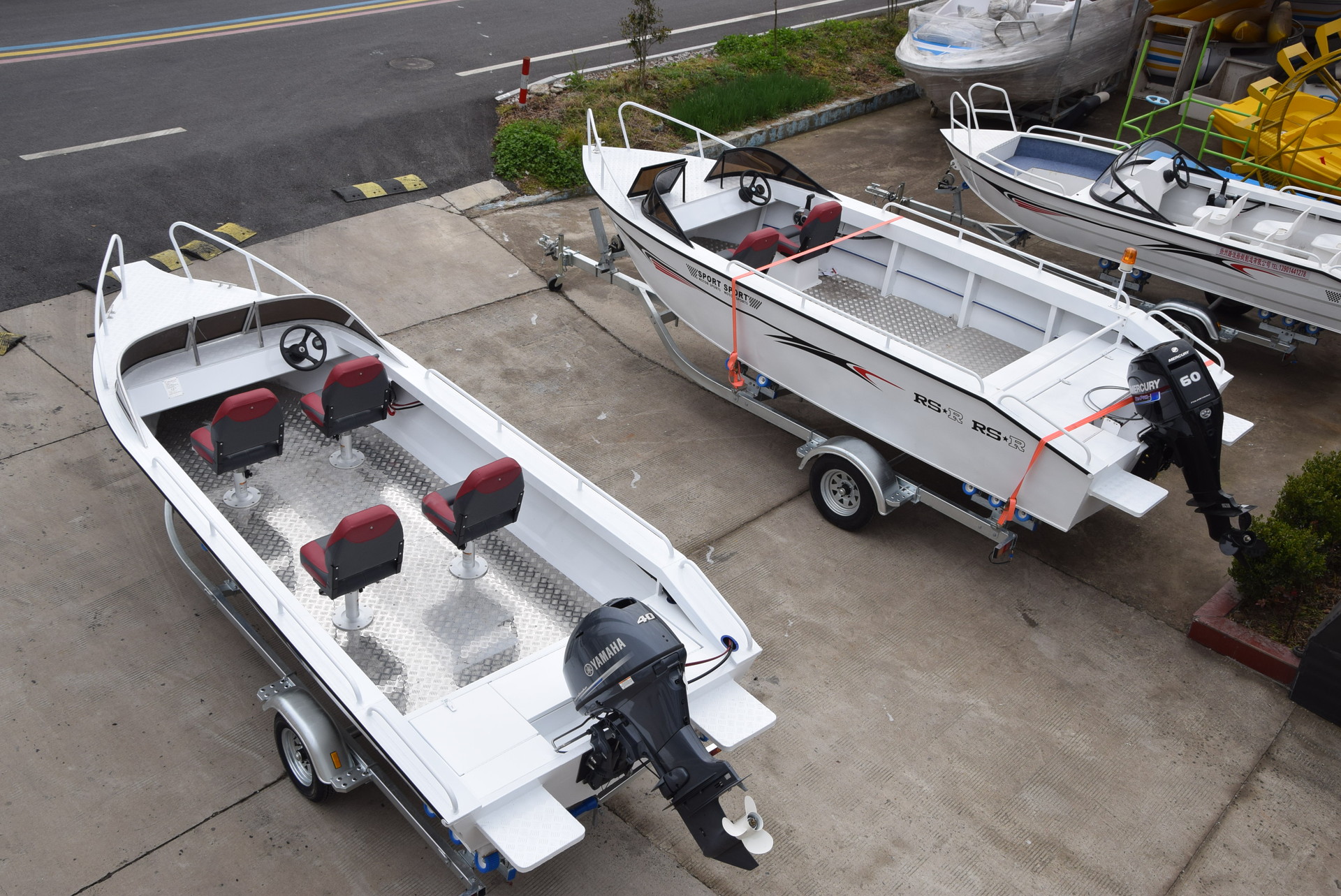 雅马哈外机二四冲程船外机 钓鱼船尾挂机 冲锋舟外挂发动机舷外机