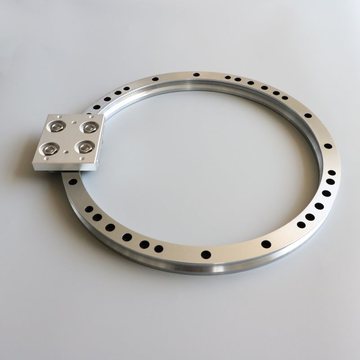 国产高精度圆弧形环形导轨线v型滚轮导轨t型圆形导轨滑块滑轨