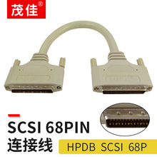 hpdb68线scsi68伺服器工控线 hpdb 68p针对针成型式scsi连接线