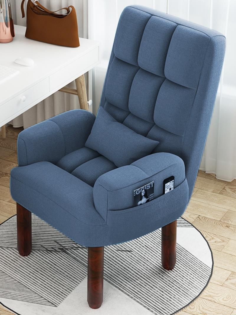 懒人沙发电视单人电脑椅沙发椅折叠舒适躺椅布艺喂奶哺乳椅子家用