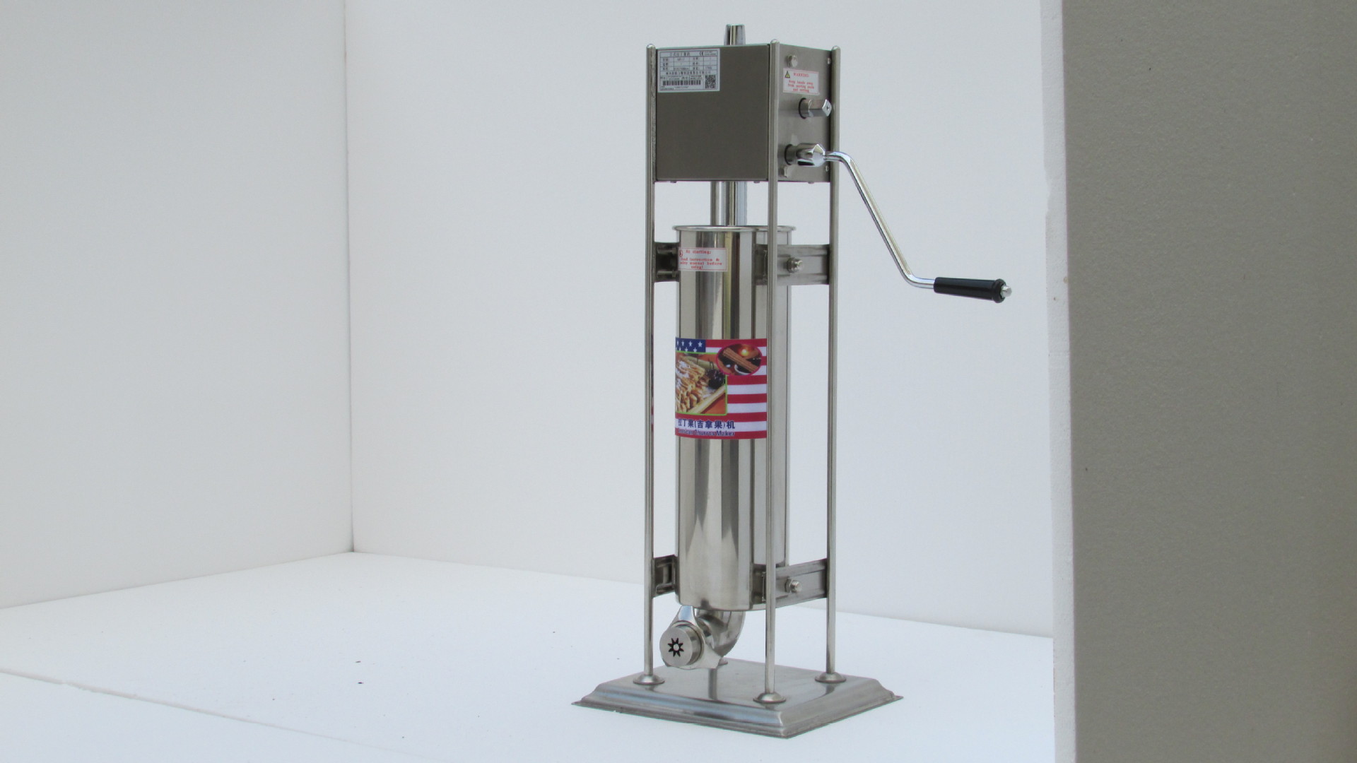 商用7l拉丁果机 吉事果机设备 西班牙油条机 自动油条机旁边出料