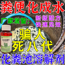 旱厕化粪池溶解剂粪便分解剂农村养殖场厕所等粪便融化除臭降解剂