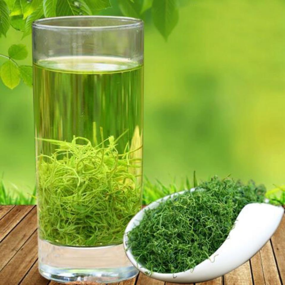 平利绞股蓝龙须形状紫阳炒青毛尖