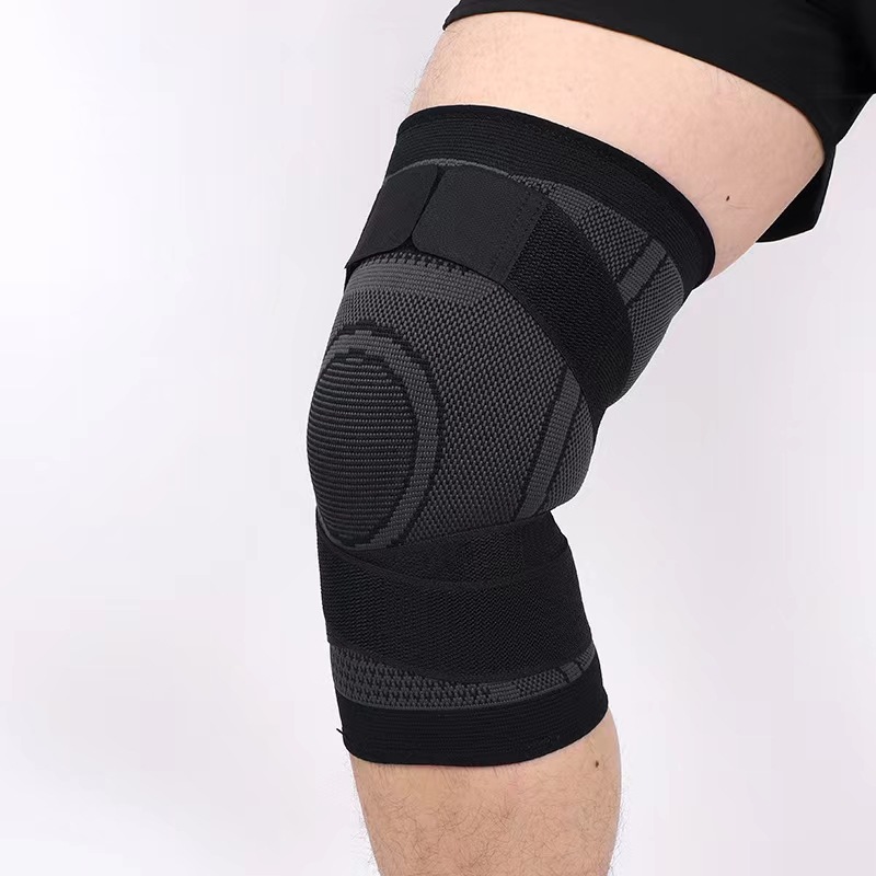 Knitted Bandage Sports Kneecaps Winding Pressure Cycling Basketball Fitness Running Sports Yoga Men and Women Knee Cover