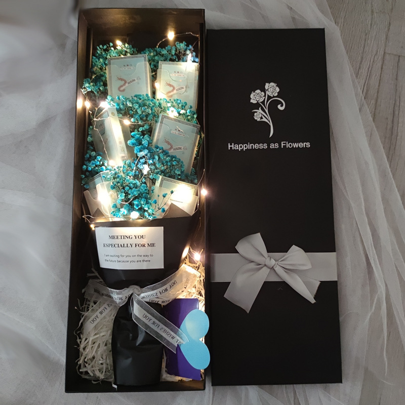 七夕情人节礼物成品煊赫门香烟花束礼盒送男朋友生日表白特别感动