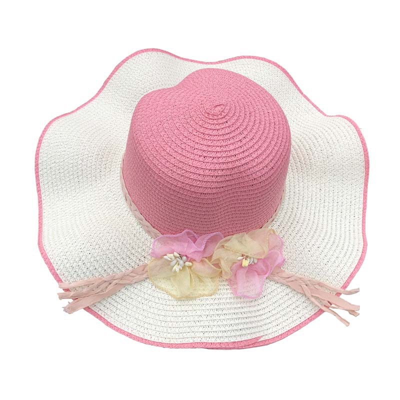 Women's Summer Hat Stall 10 Yuan Model Beach Scenic Spot Travel Cover Sun Protection Summer Big Brim Straw Hat Wholesale