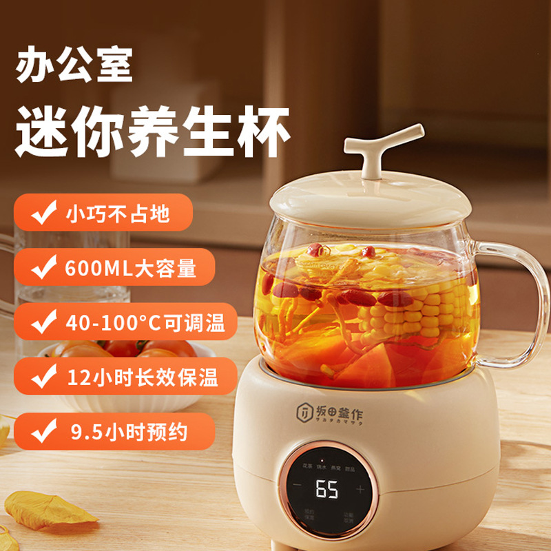 sakata kettle for electric stew cooker health bottle heating small water boiling cup electrothermal cup health pot office hot milk