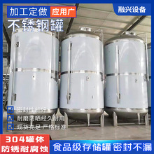 20吨30吨不锈钢储酒罐 立式不锈钢储罐密封好 菌种发酵罐曲阜融兴