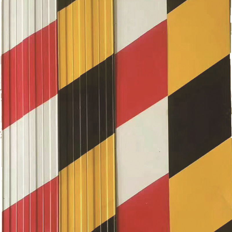 广州厂家建筑踢脚板脚手架踢脚线楼层隔离带铁皮镀锌警示带警示条