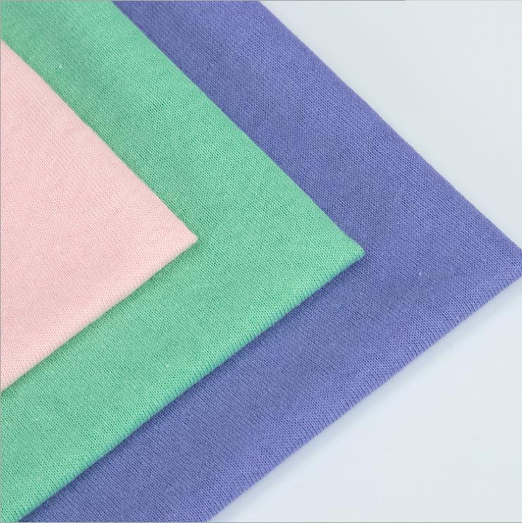 21s棉单面 全棉170gt恤面料 春夏全棉面料 免水洗麻棉 现货