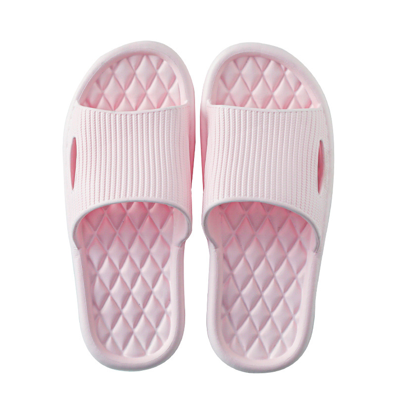 2021 Couple Household Bathroom Thick Bottom Leaking Home Slippers Men and Women Indoor Bath Non-Slip Soft Bottom Sandals