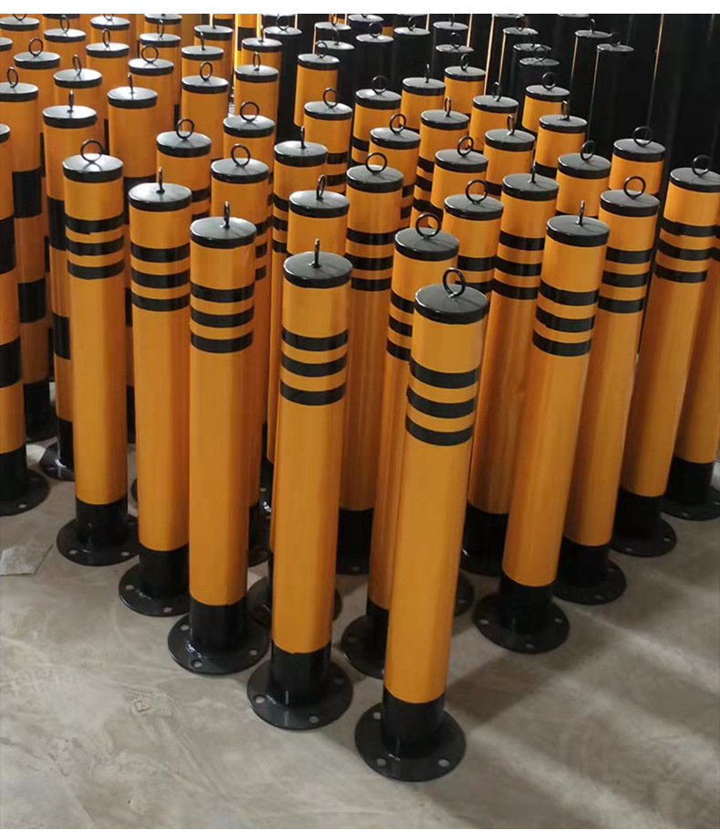 76管隔离防撞柱 道路反光警示立柱 车辆阻拦柱安全岛出入口路桩