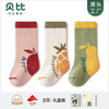 Babby Tong socks 2022 Autumn new pattern Fruit Socks 3 long and tube-shaped children Socks colour Baby Socks wholesale