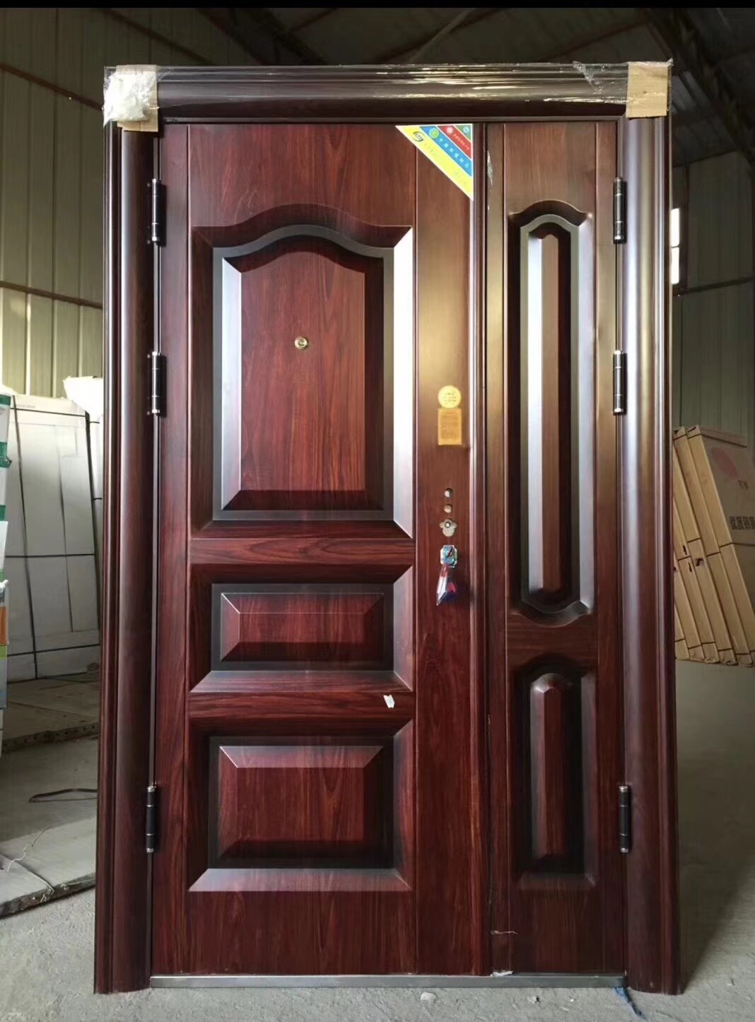 防盗门家用 入户门 农村别墅大门 模压门板 钢质门 平开门