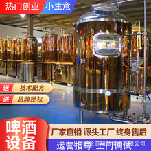 精酿啤酒设备威士忌啤酒发酵罐大型精酿啤酒机酿造设备送技术