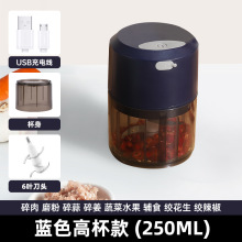 家用电动捣蒜器厨房无线辅食绞肉机蒜蓉辣椒配料粉碎器迷你蒜泥机