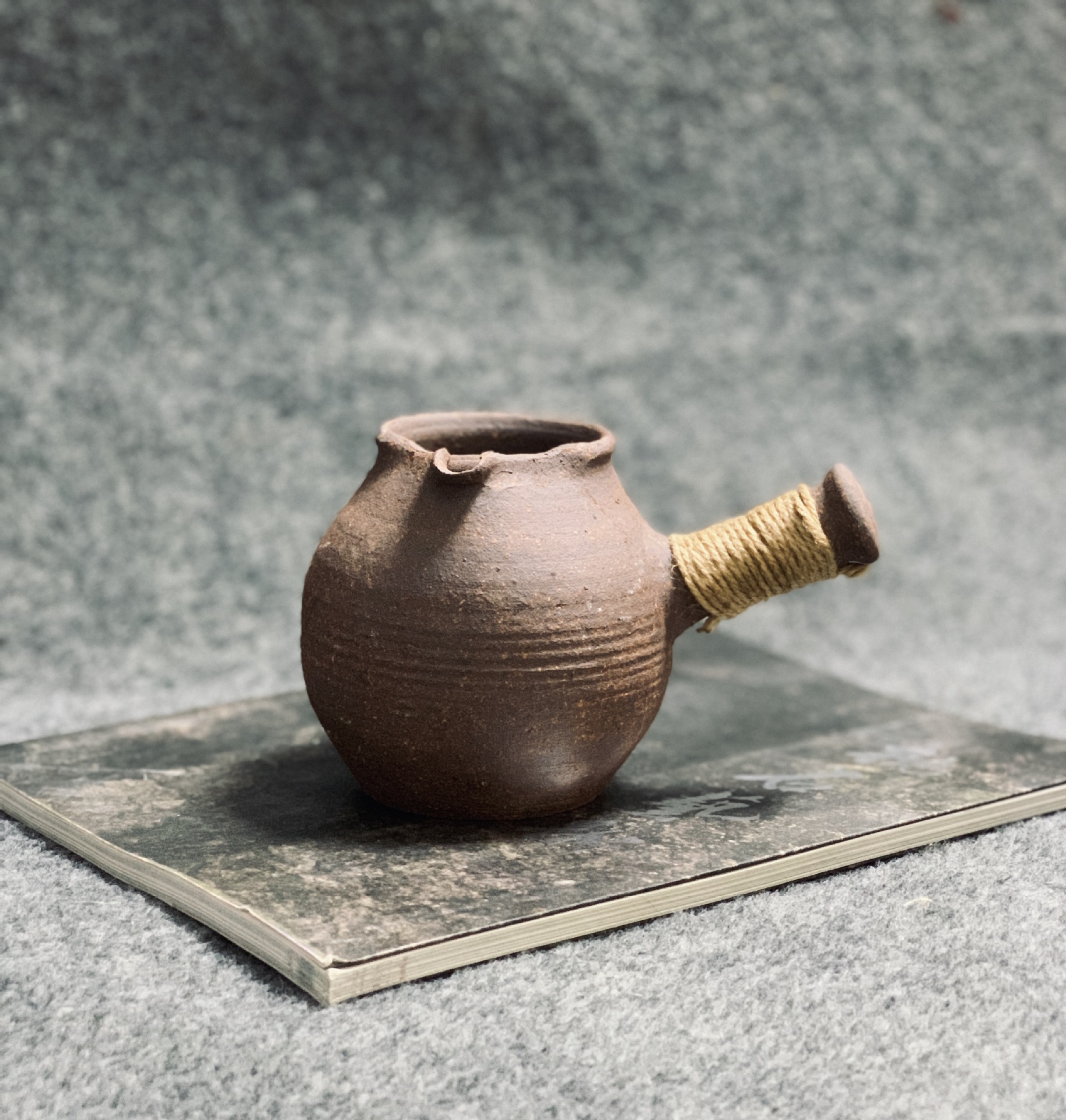 云南会泽耐火陶泥手工柴烧烤茶罐 公道 烘焙茶罐 炒茶煮茶 现货
