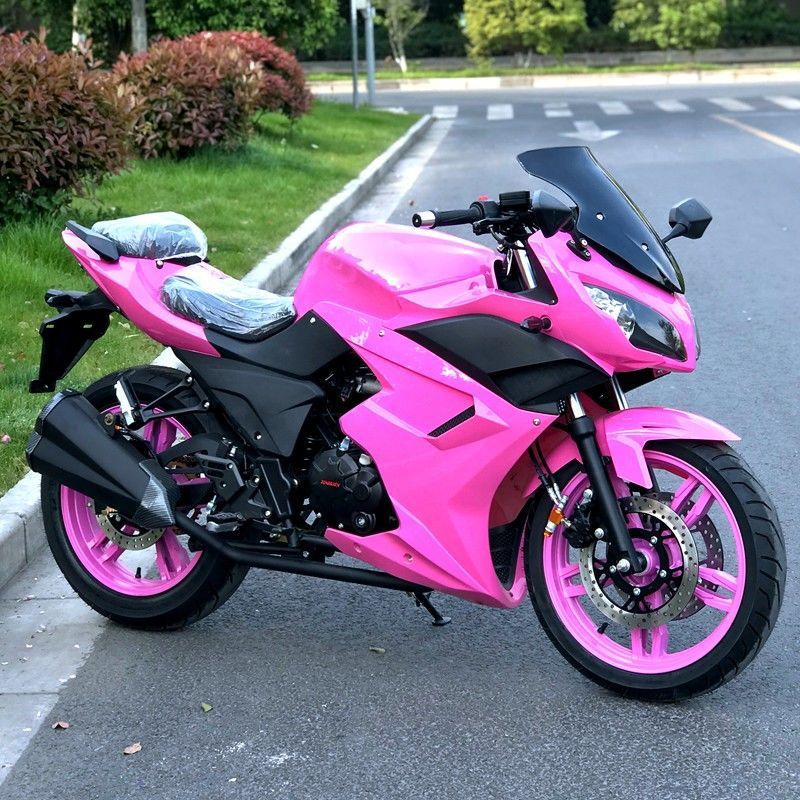 国四250双缸水冷电喷重型机车摩托车跑车小忍者整车可上牌地平线