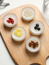 DA4K钵仔糕碗专用玻璃碗透明耐高温商用小碗布丁果冻马蹄糕模具工