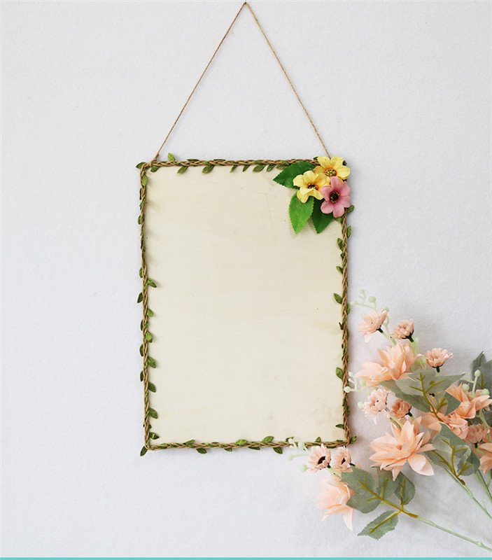 幼儿园墙面壁环创意作品展示框diy手工吊饰木质花边挂饰挂板装饰