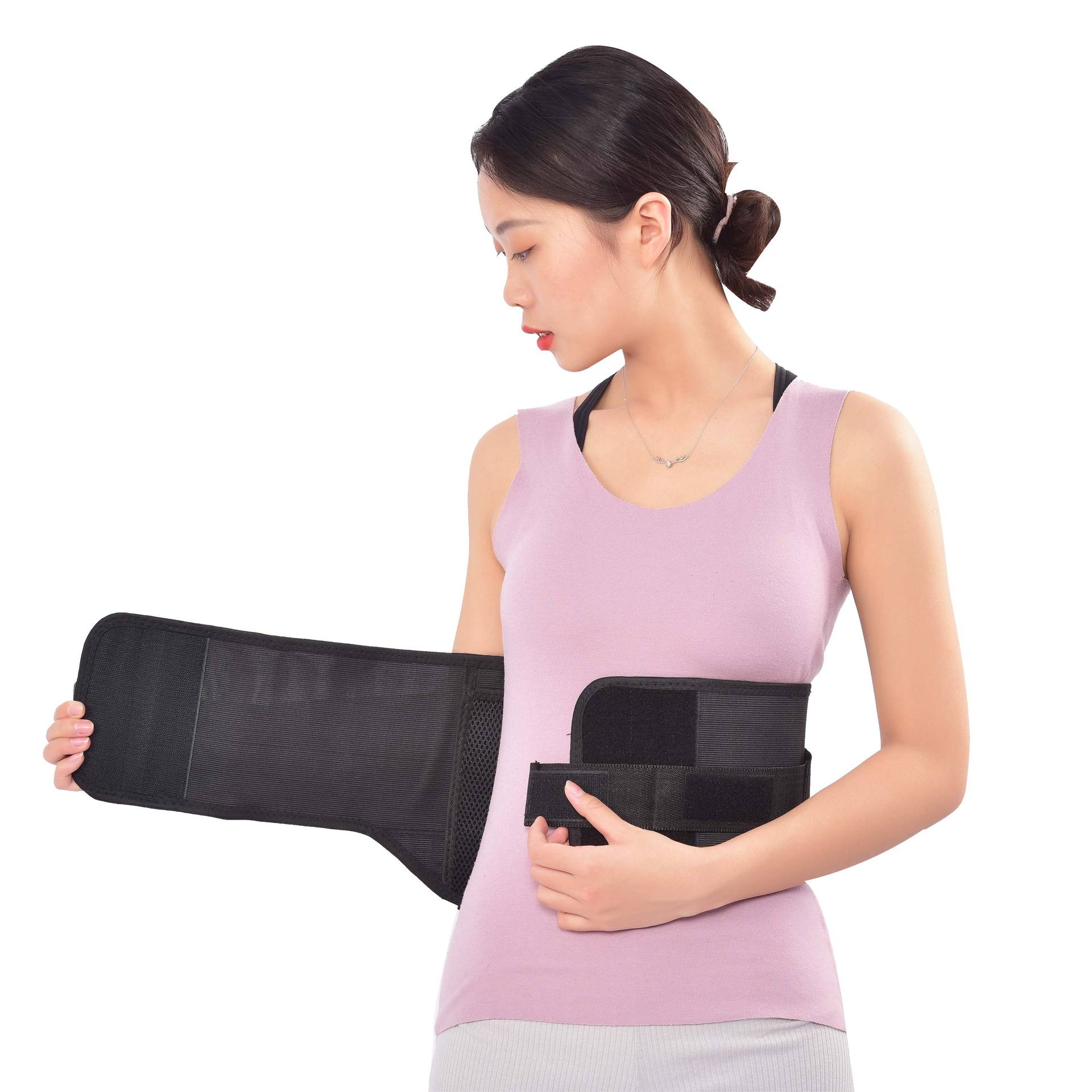 医用全弹腰围护腰带医用固定护腰带钢板护腰带腰椎挺直固定带