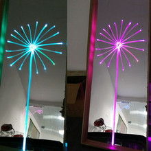 七彩变色led灯 通体光纤烟花灯 塑料光纤 侧光光纤 导光条 光纤灯