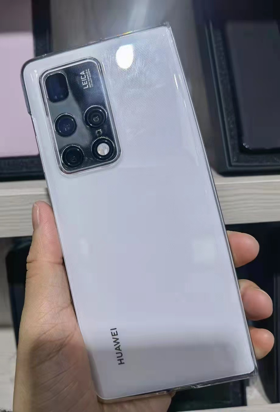 适用华为matex2手机壳双面折叠屏保护套透明清水硬壳全包超薄简约