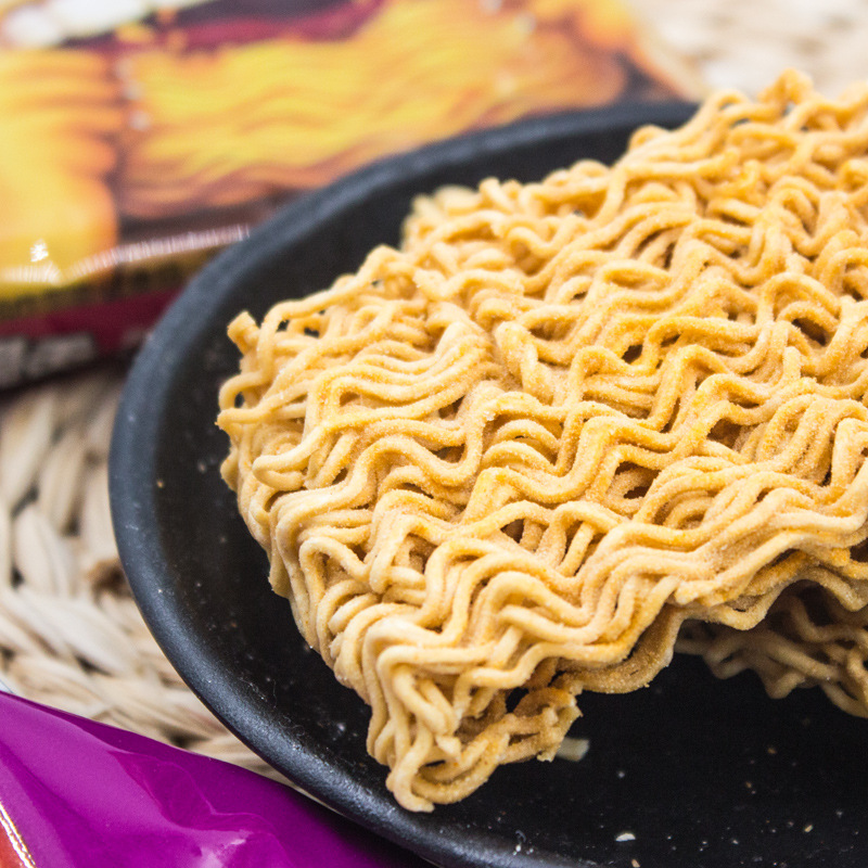 幸运方便面脆脆香干脆面50g奥尔良烤翅味干吃袋装多口味零食泡面