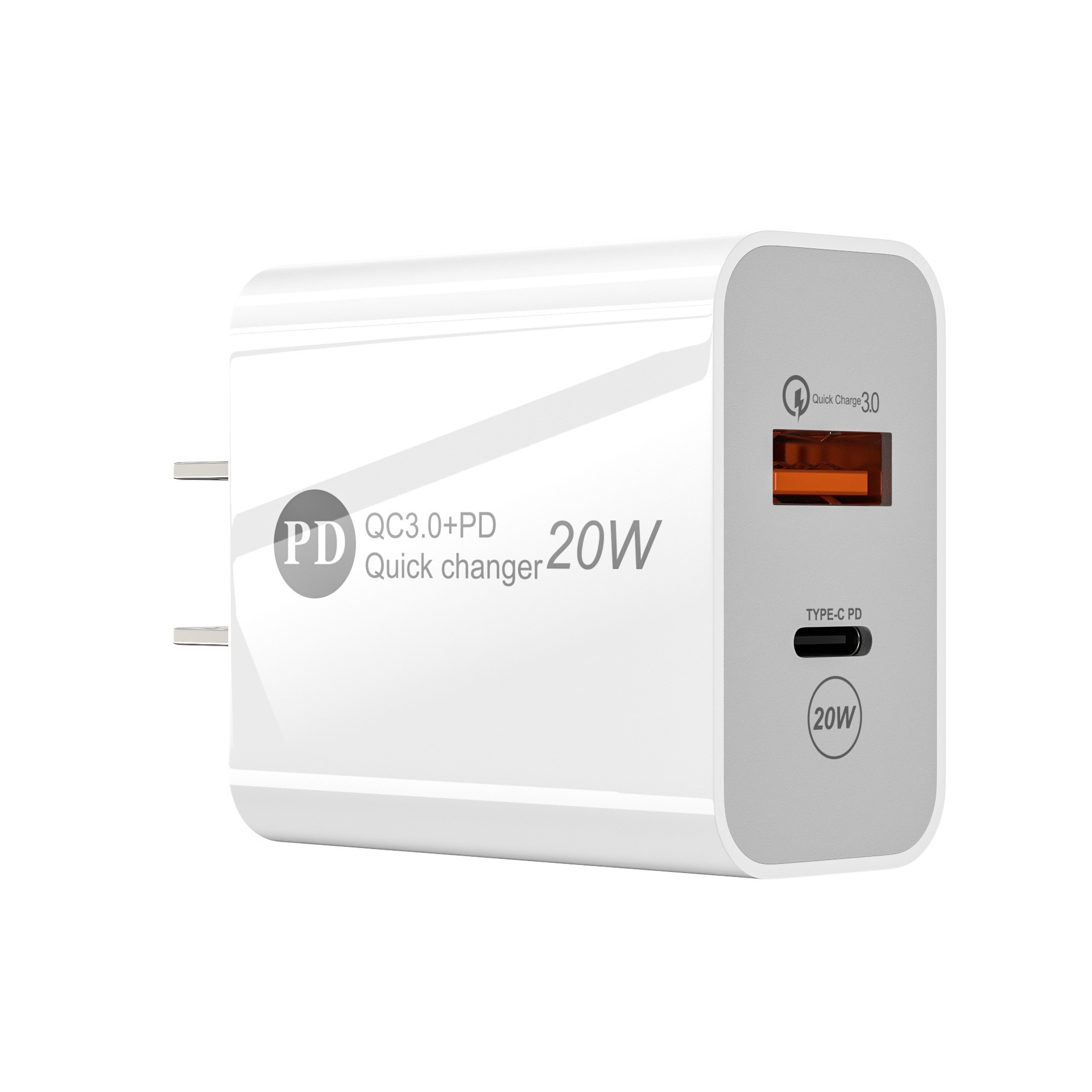 0双口快充电器a c快速平板手机充头pd20w适用华为适配器-阿里巴巴