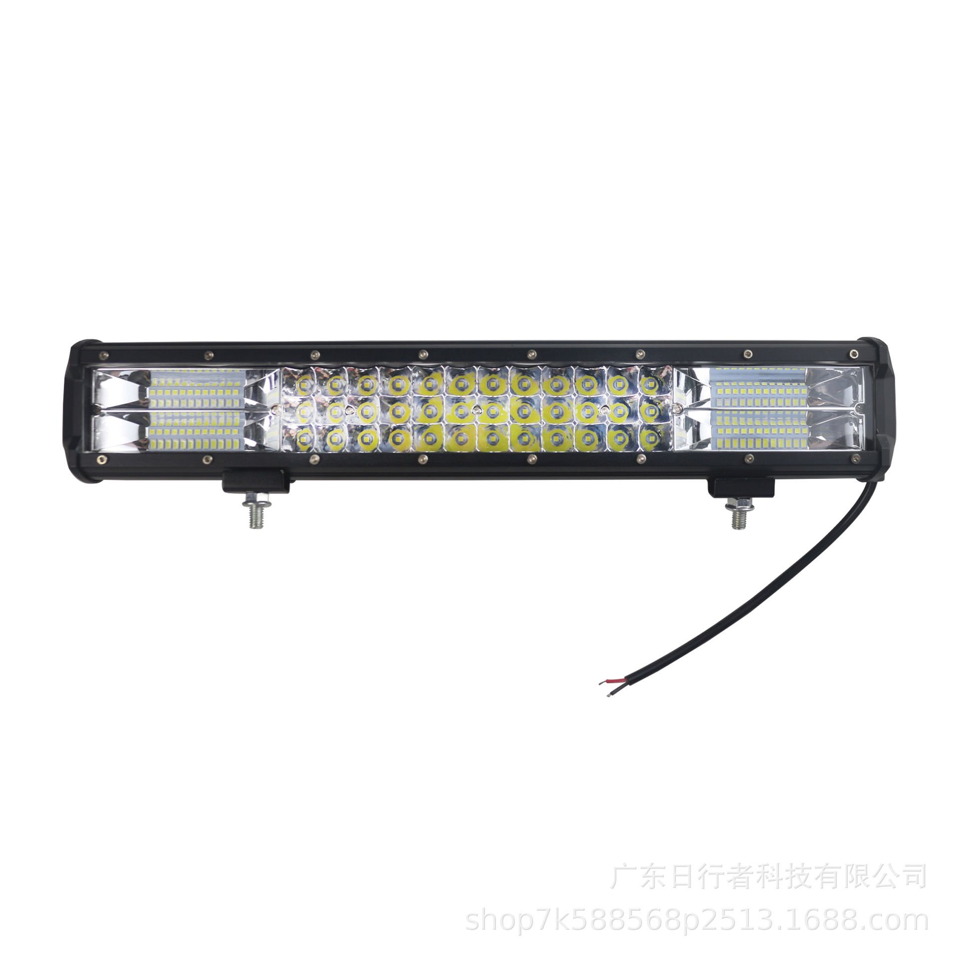 汽车三目款长条灯84led灯252w 26英寸工作灯越野车摩托射灯检修灯