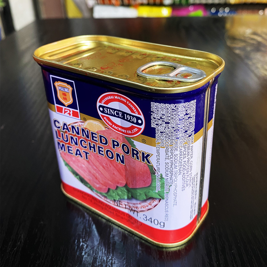 上海梅林午餐肉罐头340g03
